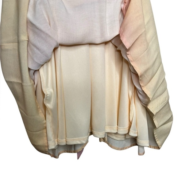 NWT Gianni Bini Pastel Multicolor Ombré Mini Wrap Dress Size Medium - Picture 6 of 11